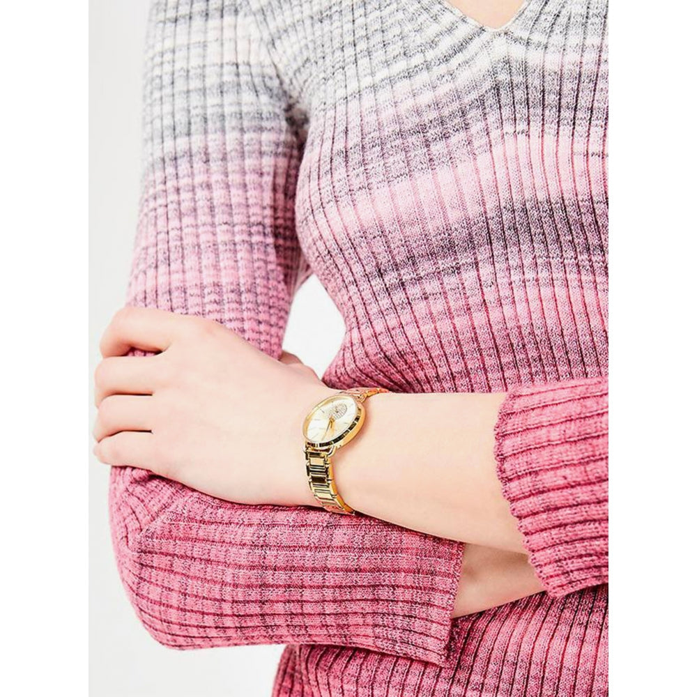 Michael Kors Portia Quartz Gold Dial Gold Steel Strap Watch For Women - MK3838 Buy Now By Michael Kors