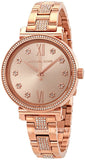 Michael Kors Sofie Quartz Rose Gold Dial Rose Gold Steel Strap Watch For Women - MK3882 Buy Now By Michael Kors