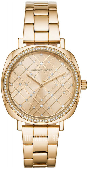 Michael Kors Nia Quartz Gold Dial Gold Steel Strap Watch For Women - MK3989 Buy Now By Michael Kors