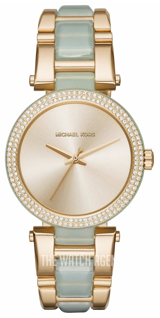 Michael Kors Delray Rose Gold Dial Two Tone Steel Strap Watch for Women - MK4317 Buy Now By Michael Kors