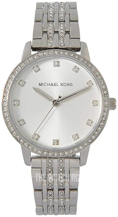 Michael Kors Melissa Quartz Silver Dial Silver Steel Strap Watch for Women - MK4367 Buy Now By Michael Kors