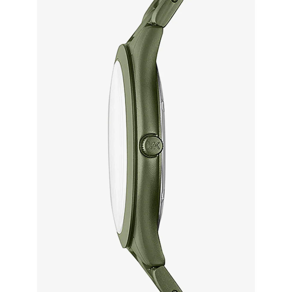 Michael Kors Slim Runway Green Dial Green Steel Strap Watch for Women - MK4526 Buy Now By Michael Kors