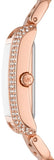 Michael Kors Emery Three-Hand Crystals Silver Dial Rose Gold Steel Strap Watch for Women - MK4641 Buy Now By Michael Kors