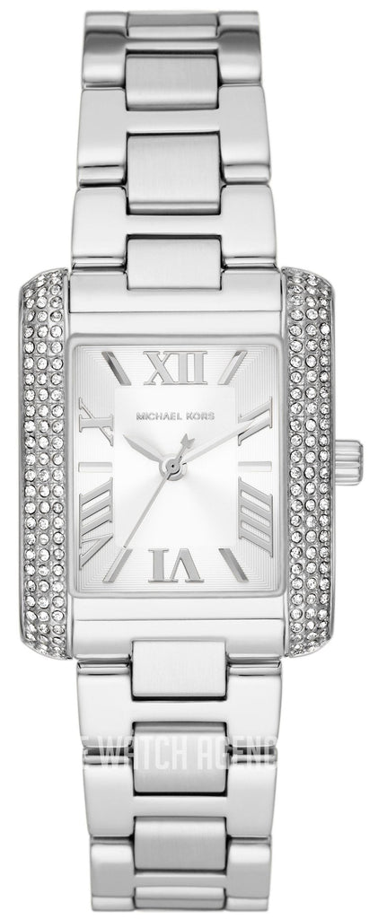 Michael Kors Emery Three-Hand Crystals White Dial Silver Steel Strap Watch for Women - MK4642 Buy Now By Michael Kors