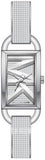 Michael Kors Empire Three-Hand Silver Dial Silver Steel Strap Watch for Women - MK4841 Buy Now By Michael Kors