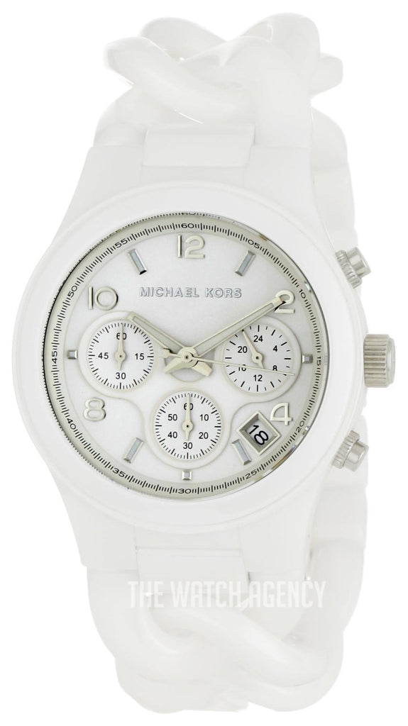 Michael Kors Ceramic White Dial White Steel Strap Watch for Women - MK5387 Buy Now By Michael Kors