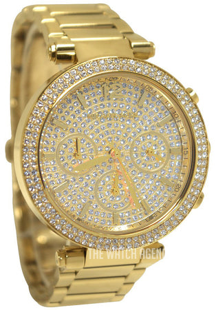 Michael Kors Parker Gold Dial Gold Steel Strap Watch for Women - MK5856 Buy Now By Michael Kors