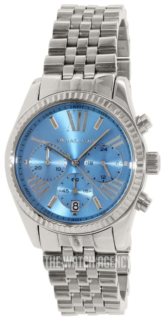 Michael Kors Lexington Chronograph Blue Dial Silver Steel Strap Watch For Women - MK5887 Buy Now By Michael Kors