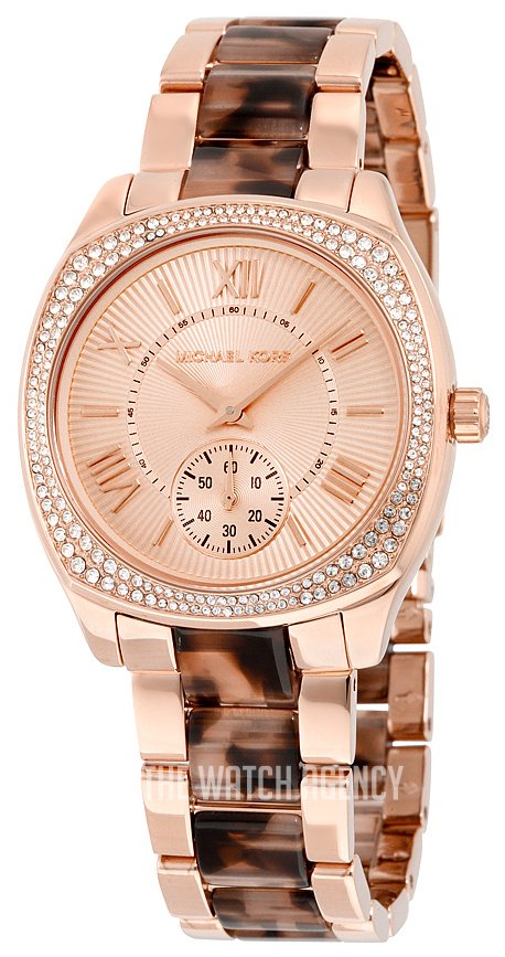 Michael Kors Bryn Rose Gold Dial Two Tone Steel Strap Watch For Women - MK6276 Buy Now By Michael Kors
