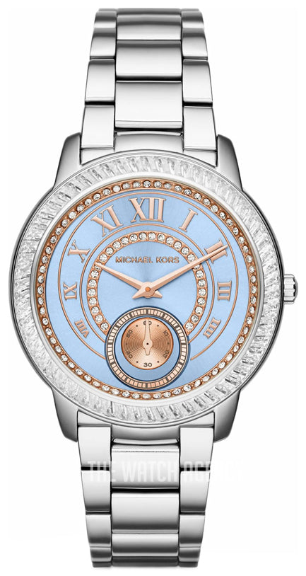 Michael Kors Madelyn Quartz Blue Dial Silver Steel Strap Watch For Women - MK6286 Buy Now By Michael Kors