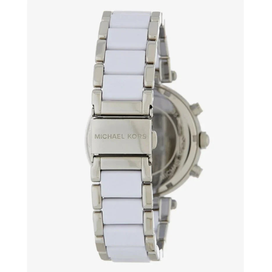 Michael Kors Parker Chronograph Silver Dial Silver Steel Strap Watch For Women - MK6354 Buy Now By Michael Kors
