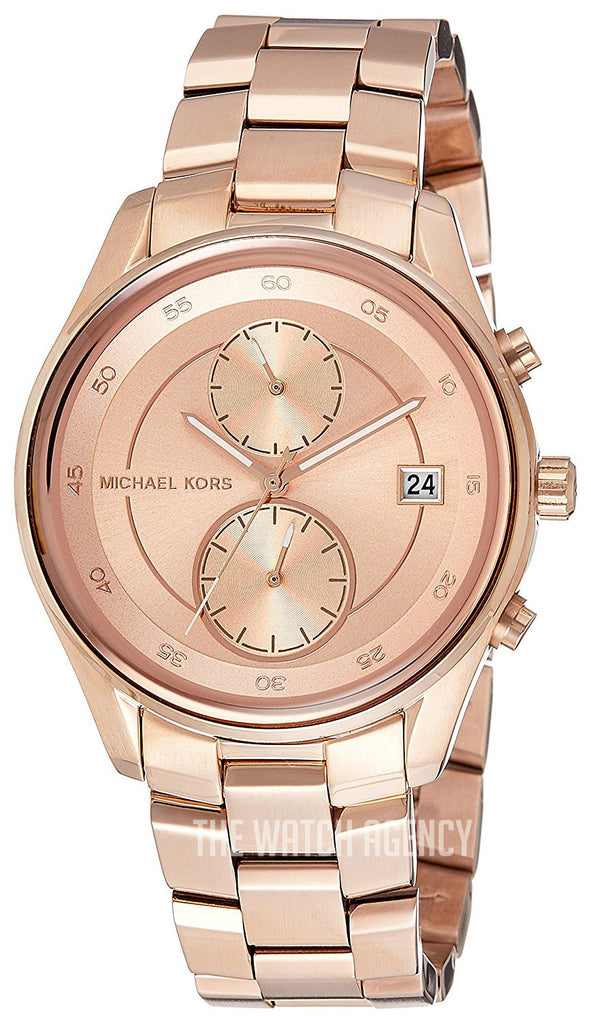 Michael Kors Briar Quartz Rose Gold Dial Rose Gold Steel Strap Watch For Women - MK6465 Buy Now By Michael Kors