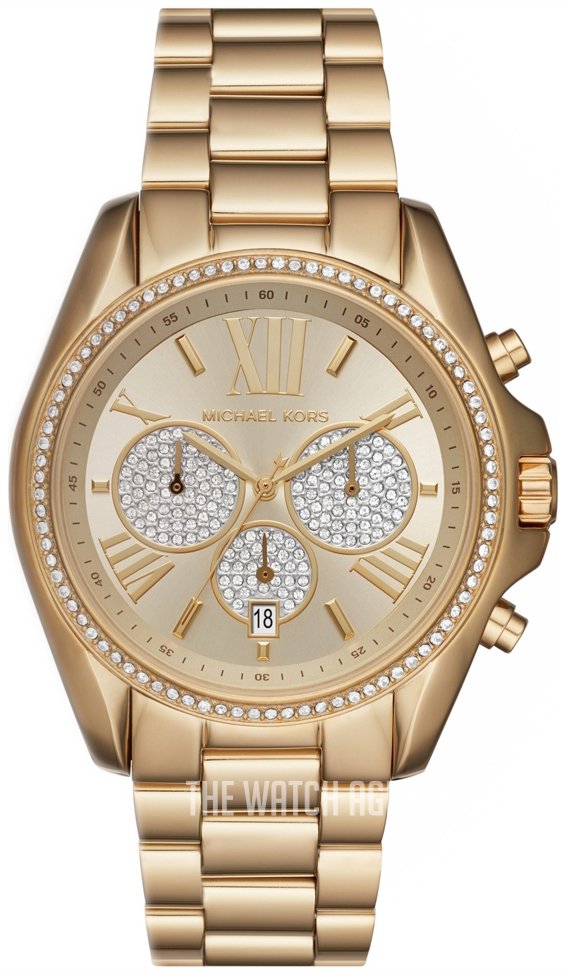 Michael Kors Bradshaw Quartz Gold Dial Gold Steel Strap Watch For Women - MK6538 Buy Now By Michael Kors