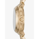 Michael Kors Runway Mercer Analog Brown Dial Gold Steel Strap Watch For Women - MK6855 Buy Now By Michael Kors
