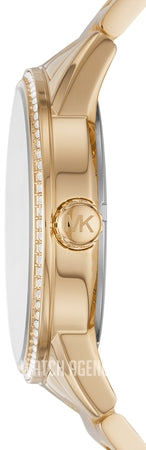 Michael Kors Ritz Pave Crystals Gold Dial Gold Steel Strap Watch for Women - MK6862 Buy Now By Michael Kors