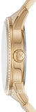 Michael Kors Ritz Pave Crystals Gold Dial Gold Steel Strap Watch for Women - MK6862 Buy Now By Michael Kors