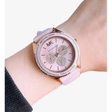Michael Kors Quartz Pink Dial Pink Silicone Strap Watch For Women - MK6946 Buy Now By Michael Kors