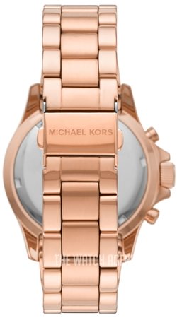 Michael Kors Everest Chronograph Black Dial Rose Gold Steel Strap Watch for Women - MK6972 Buy Now By Michael Kors