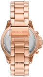 Michael Kors Everest Chronograph Black Dial Rose Gold Steel Strap Watch for Women - MK6972 Buy Now By Michael Kors