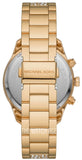Michael Kors Layton Chronograph Gold Dial Gold Steel Strap Watch For Women - MK6977 Buy Now By Michael Kors
