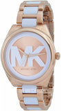 Michael Kors Janelle Three Hand Rose Gold Dial Two Tone Steel Strap Watch For Women - MK7134 Buy Now By Michael Kors
