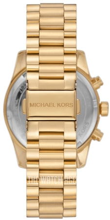 Michael Kors Lexington Chronograph Blue Dial Gold Steel Strap Watch For Women - MK7216 Buy Now By Michael Kors