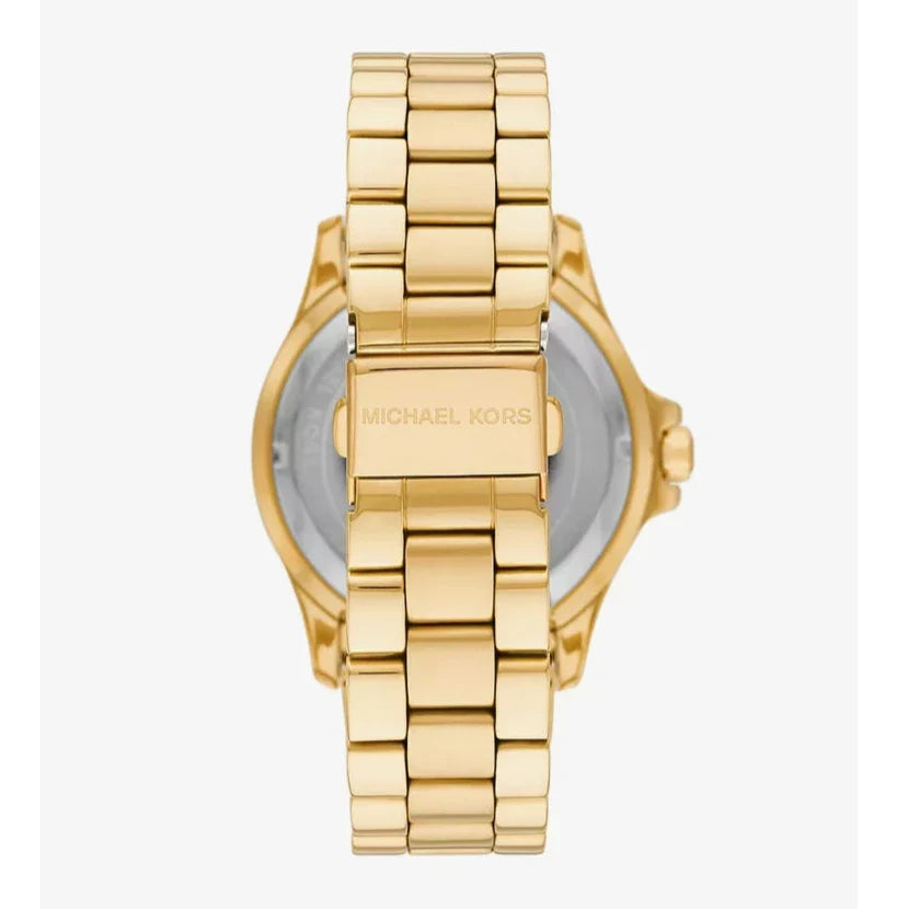 Michael Kors Bradshaw Chronograph Blue Dial Gold Steel Strap Watch For Women - MK5923 Buy Now By Michael Kors