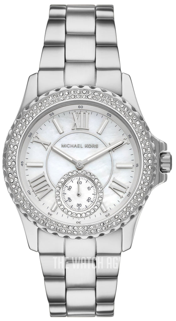 Michael Kors Everest Three hand Silver Dial Silver Steel Strap Watch For Women - MK7403 Buy Now By Michael Kors