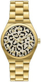 Michael Kors Lennox Three-Hand Gold Dial Gold Steel Strap Watch for Women - MK7500 Buy Now By Michael Kors