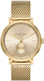 Michael Kors Irving Quartz Gold Dial Gold Mesh Strap Watch For Men - MK8741 Buy Now By Michael Kors