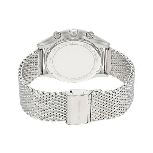 Michael Kors Slim Runway Chronograph Silver Dial Silver Mesh Bracelet Watch For Men - MK9059 Buy Now By Michael Kors