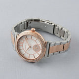 Michael Kors Abbey Three-Hand White Dial Two Tone Steel Strap Watch for Women - MK4616 Buy Now By Michael Kors