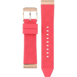 Michael Kors Janelle Three Hand Red Dial Red Rubber Strap Watch For Women - MK7142 Buy Now By Michael Kors