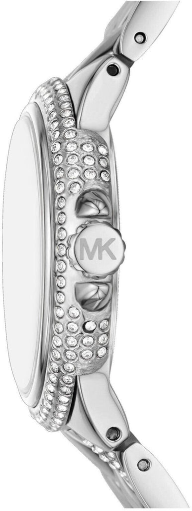 Michael Kors Camille Pave Crystals Silver Dial Silver Steel Strap Watch for Women - MK4804 Buy Now By Michael Kors