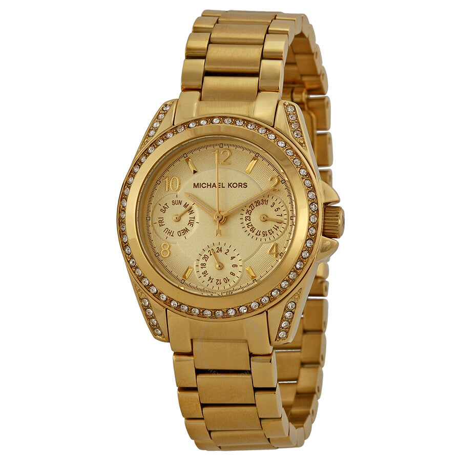 Michael Kors Blair Gold Dial Gold Steel Strap Watch for Women - MK5639 Buy Now By Michael Kors