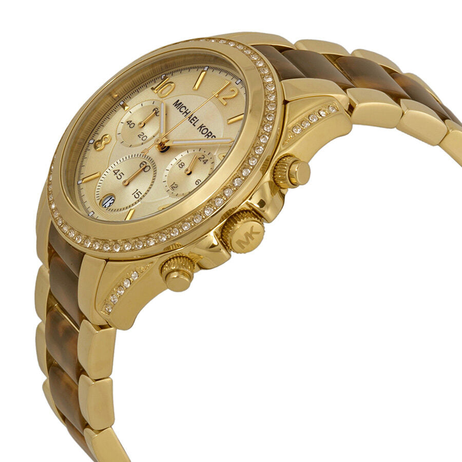 Michael Kors Blair Gold Dial Two Tone Steel Strap Watch for Women - MK6094 Buy Now By Michael Kors