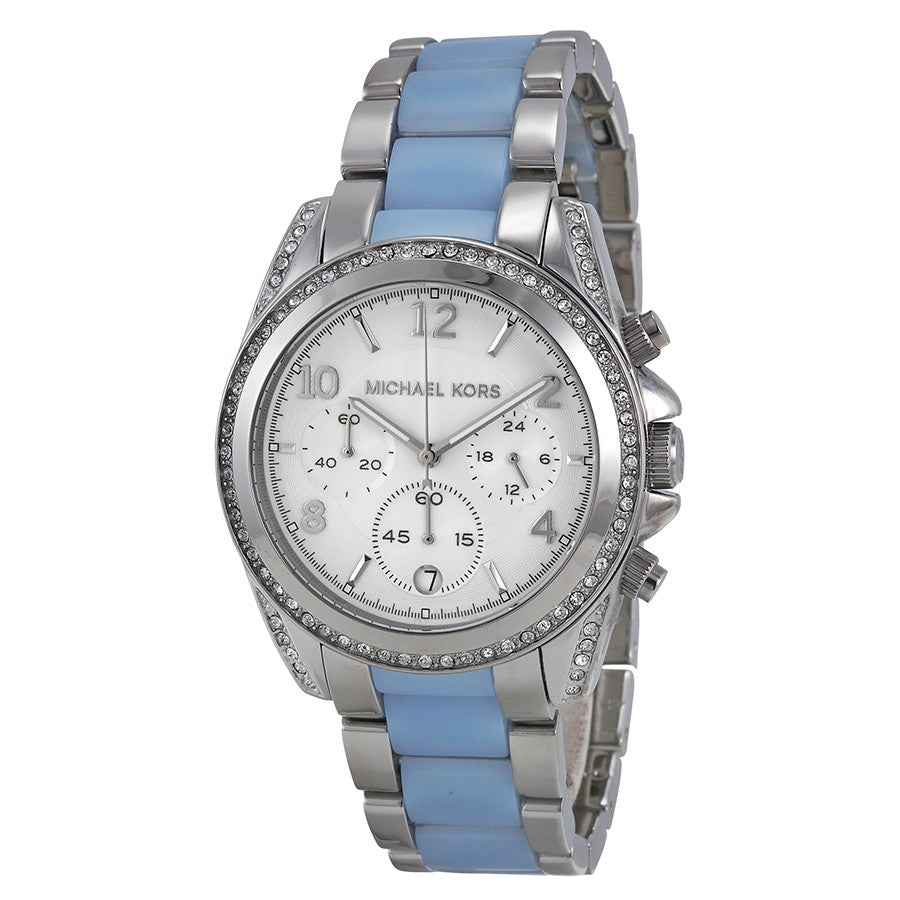 Michael Kors Blair Silver Dial Two Tone Steel Strap Watch for Women - MK6137 Buy Now By Michael Kors