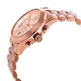 Michael Kors Bradshaw Chronograph Pink Dial Two Tone Steel Strap Watch For Women - MK6830 Buy Now By Michael Kors