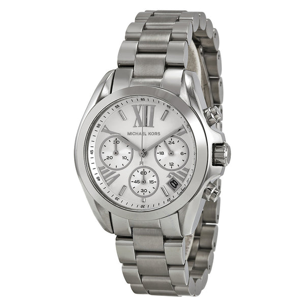 Michael Kors Bradshaw Chronograph Silver Dial Silver Steel Strap Watch for Women - MK6174 Buy Now By Michael Kors