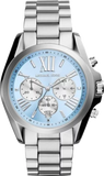 Michael Kors Bradshaw Chronograph Blue Dial Silver Steel Strap Watch For Women - MK6099 Buy Now By Michael Kors