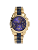 Michael Kors Bradshaw Navy Blue Dial Two Tone Steel Strap Watch for Women - MK6268 Buy Now By Michael Kors