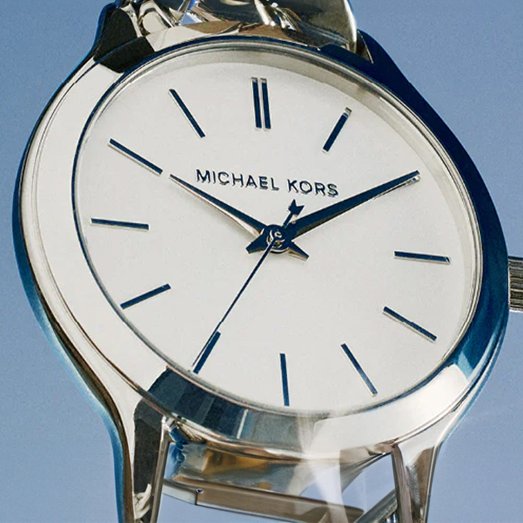 Michael Kors Lennox Three Hand Silver Dial Silver Steel Strap Watch For Women - MK7393 Buy Now By Michael Kors