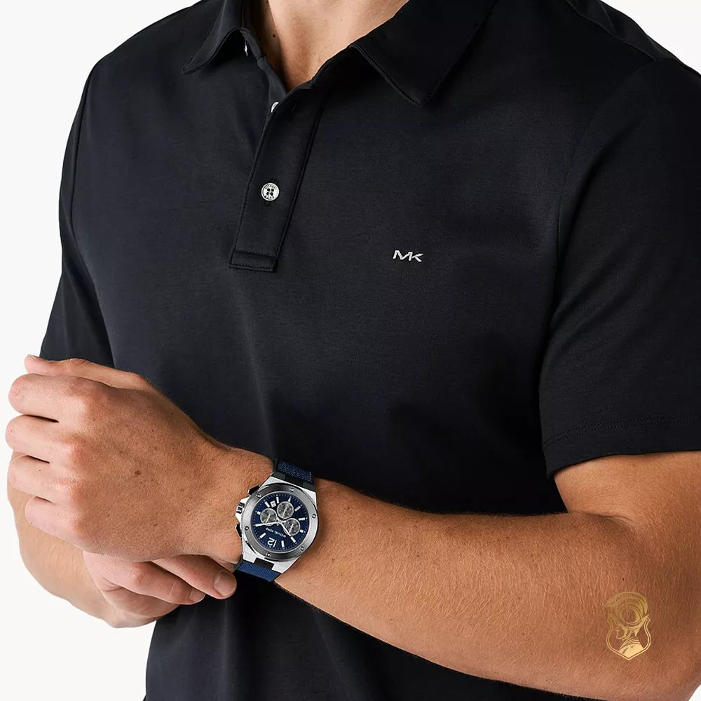 Michael Kors Brecken Chronograph Blue Dial Blue Rubber Strap Watch For Men - MK8923 Buy Now By Michael Kors