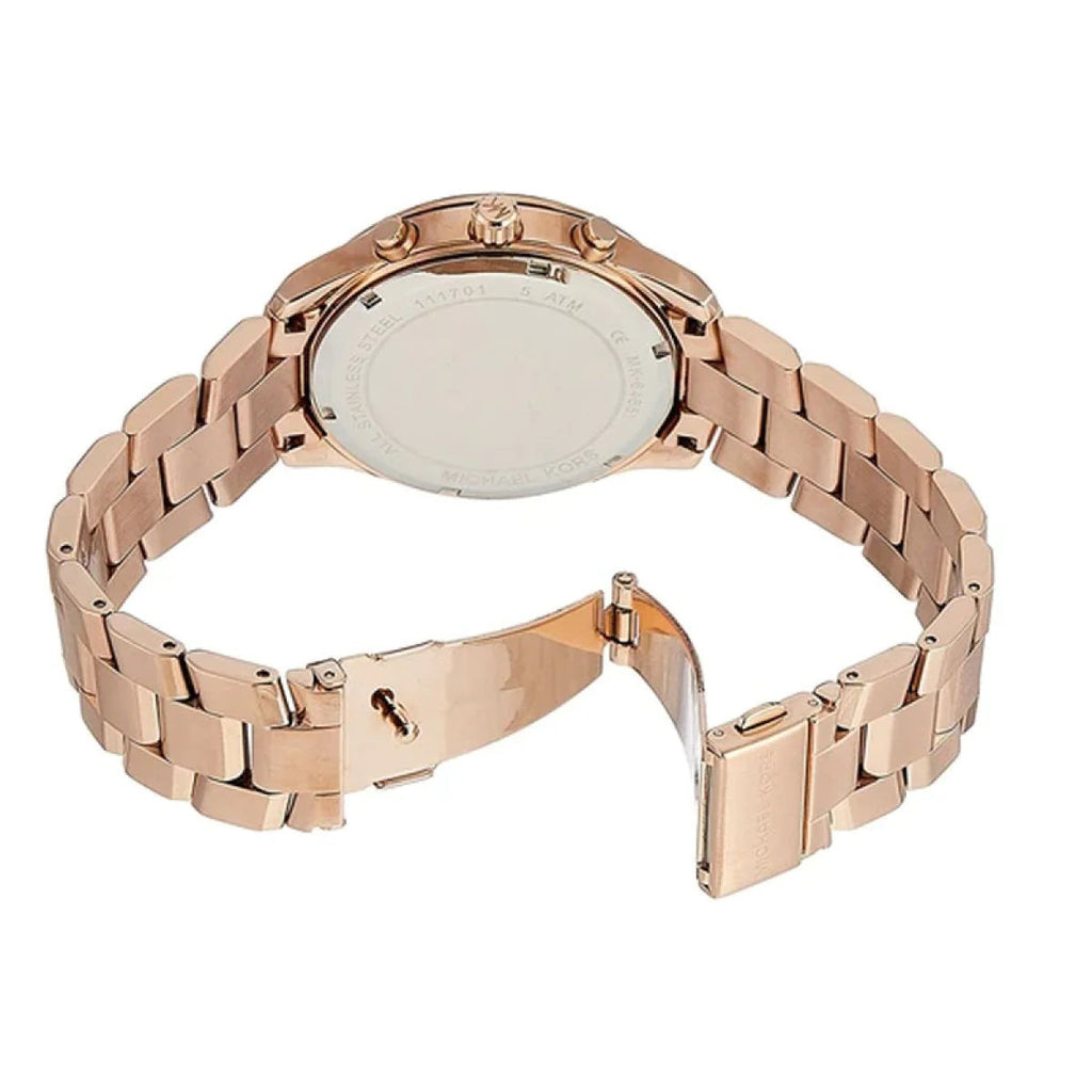 Michael Kors Briar Quartz Rose Gold Dial Rose Gold Steel Strap Watch For Women - MK6465 Buy Now By Michael Kors