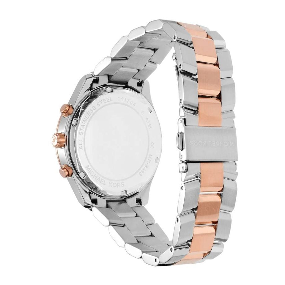 Michael Kors Blair Quartz Analog Rose Gold Dial Two Tone Steel Strap Watch For Women - MK6498 Buy Now By Michael Kors