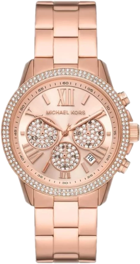 Michael Kors Bryn Chronograph Rose Gold Dial Rose Gold Steel Strap Watch For Women - MK7200 Buy Now By Michael Kors