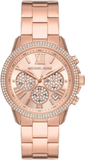 Michael Kors Bryn Chronograph Rose Gold Dial Rose Gold Steel Strap Watch For Women - MK7200 Buy Now By Michael Kors