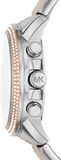 Michael Kors Bryn Pavé White Dial Two Tone Steel Strap Watch For Women - MK7201 Buy Now By Michael Kors