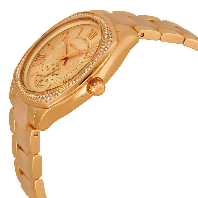 Michael Kors Bryn Rose Gold Dial Two Tone Steel Strap Watch for Women - MK6135 Buy Now By Michael Kors