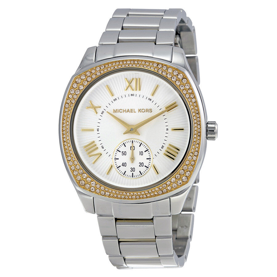 Michael Kors Bryn Silver Dial Silver Steel Strap Watch For Women - MK6277 Buy Now By Michael Kors